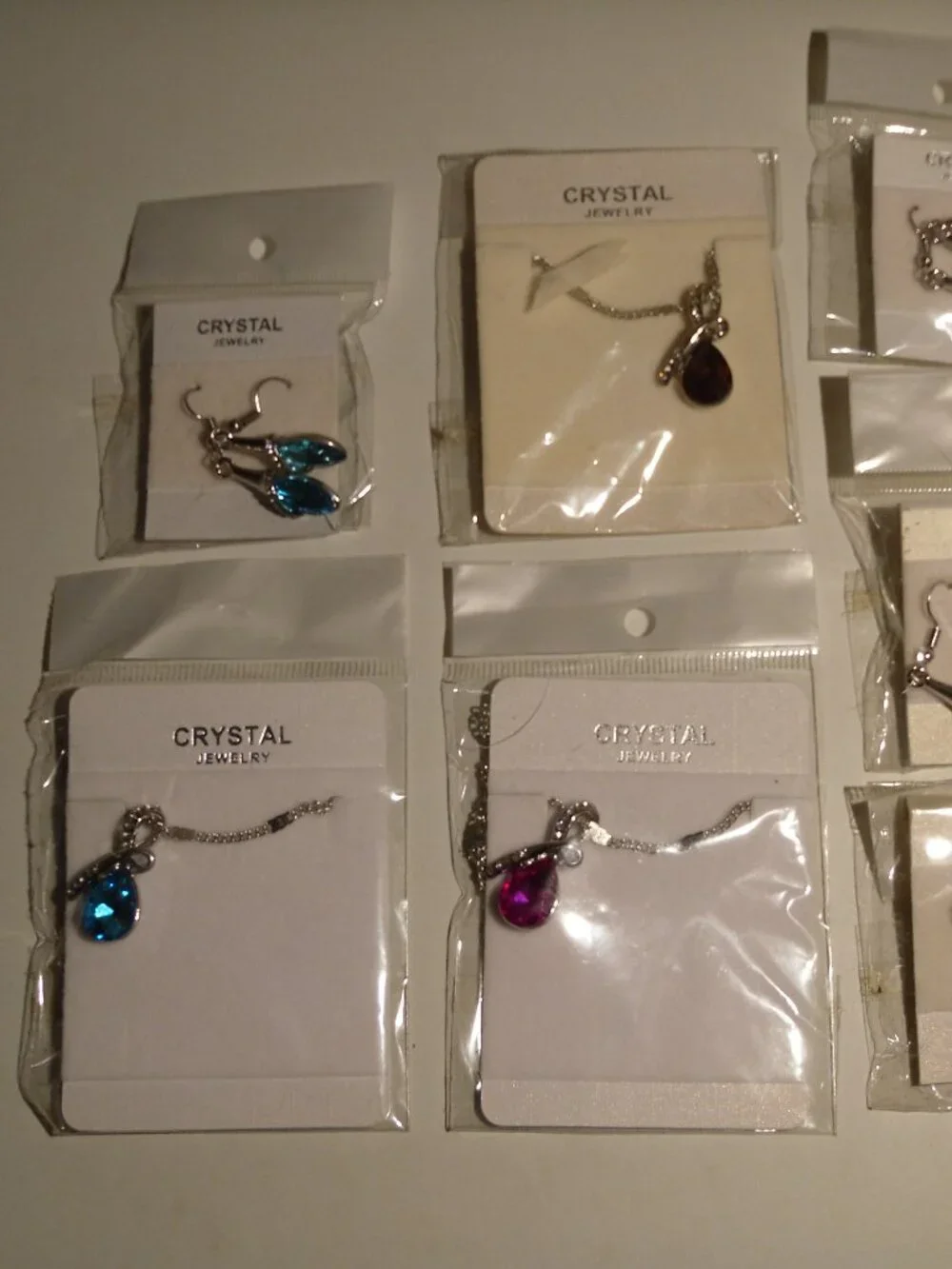 Fashion Jewelry 15 pcs necklaces, earrings & bracelets new in package